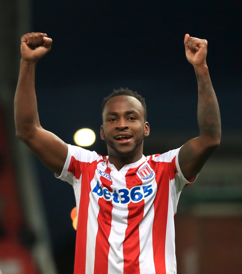  Berahino has scored five goals for Stoke this season