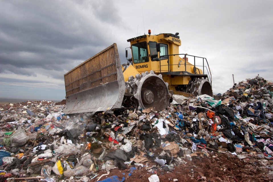 More than one million tons of plastic was sent to the landfill in 2017