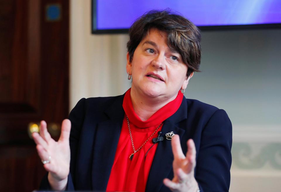  Arlene Foster has hinted at support for Theresa May's Brexit deal