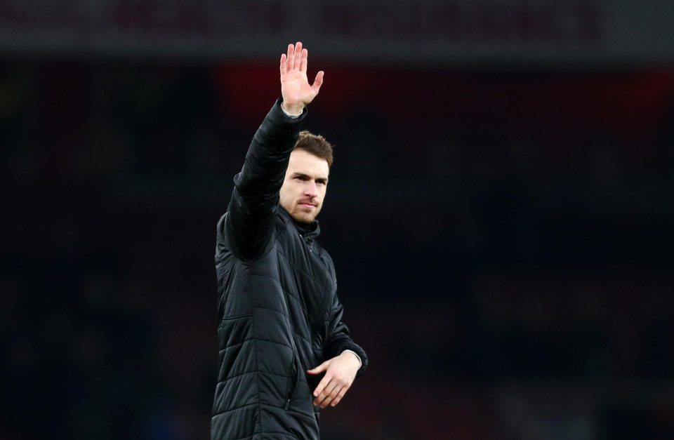  Aaron Ramsey is set to leave Arsenal when his contract expires this summer