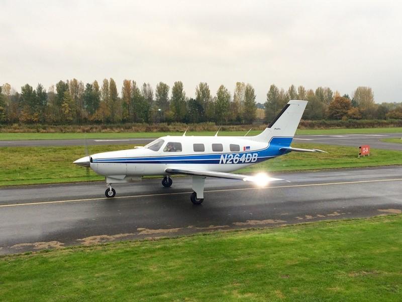 Emiliano Sala’s Pipe Malibu single-engine plane before take off