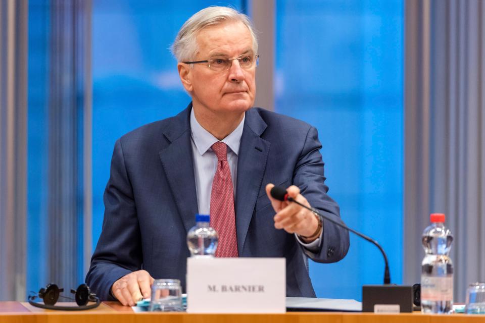  Mr Barnier had much harsher words on a possible compromise