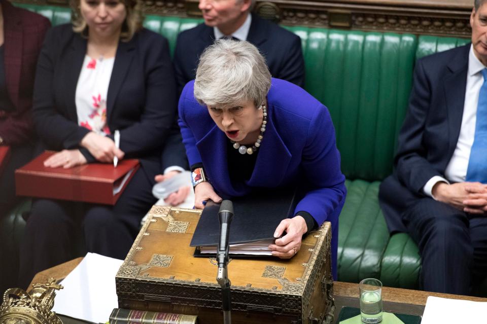  Theresa May is trying to save her Brexit deal