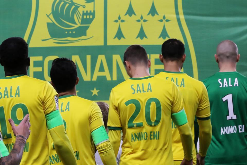  Nantes players all had "Sala" instead of their own names on their shirts last week