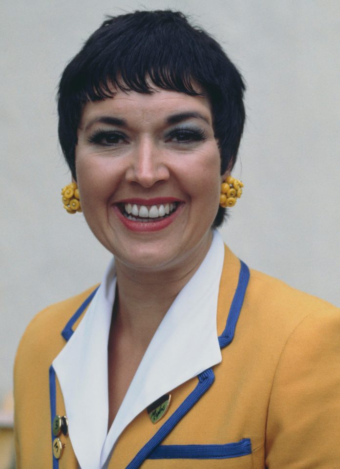  Ruth rose to fame as Gladys Pugh in the 1980s sitcom Hi-De-Hi!