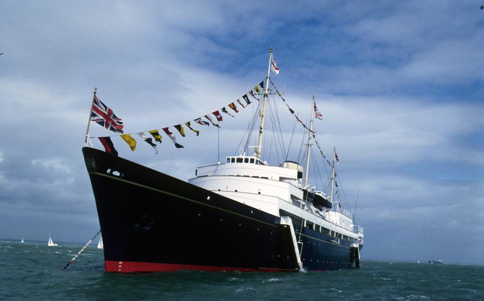  The 'floating bunker' of the royal yacht Britannia could be used in the Cold War-era plan