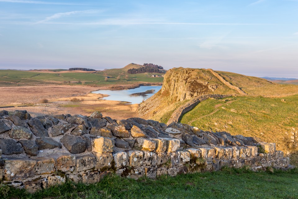  The markings were left by soldiers quarrying stone for Hadrian's Wall