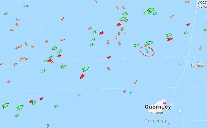  Geo-location map shows where the wreckage was found by sonar search parties