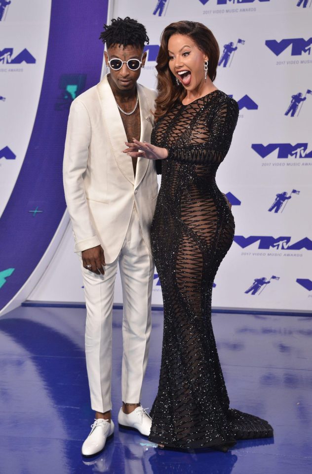  The rapper, pictured with ex Amber Rose in 2017