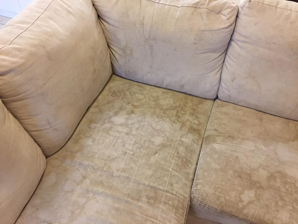  This mum hadn't cleaned her sofa in five years before discovering the multi-purpose product