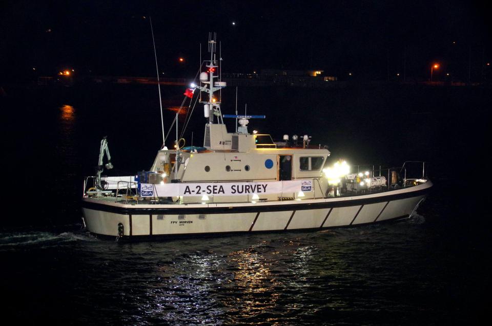  David's boat, The Morvern, helped in the search