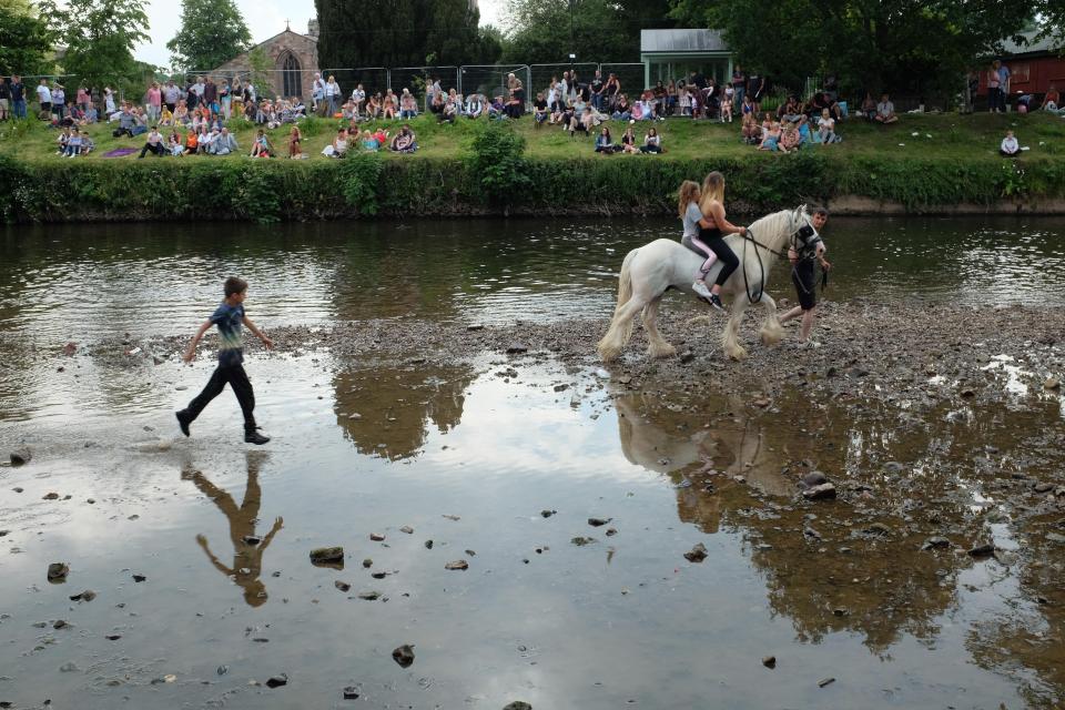 This photograph was taken at the Appleby Horse Fair in June 2018