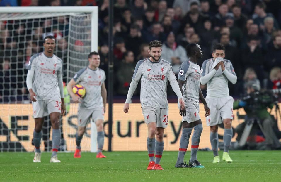  Liverpool missed the chance to regain their five-point lead at the top of the table