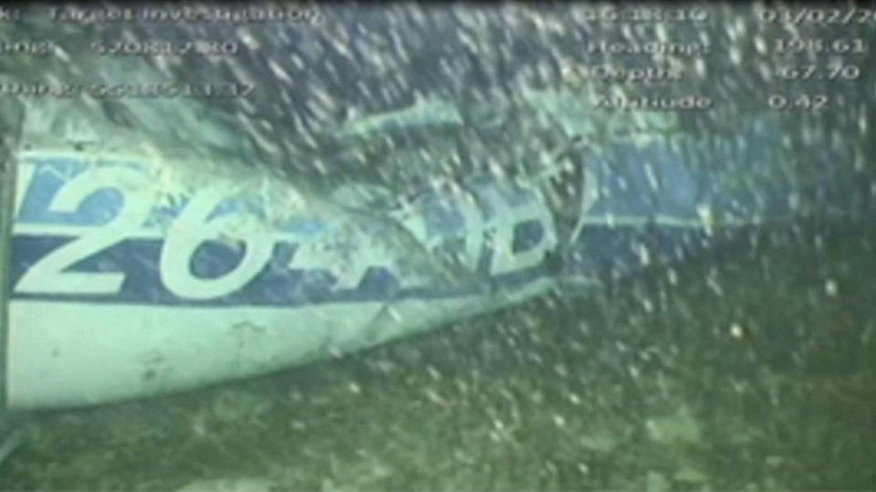  The plane was filmed by an underwater robot and is due to be recovered this week