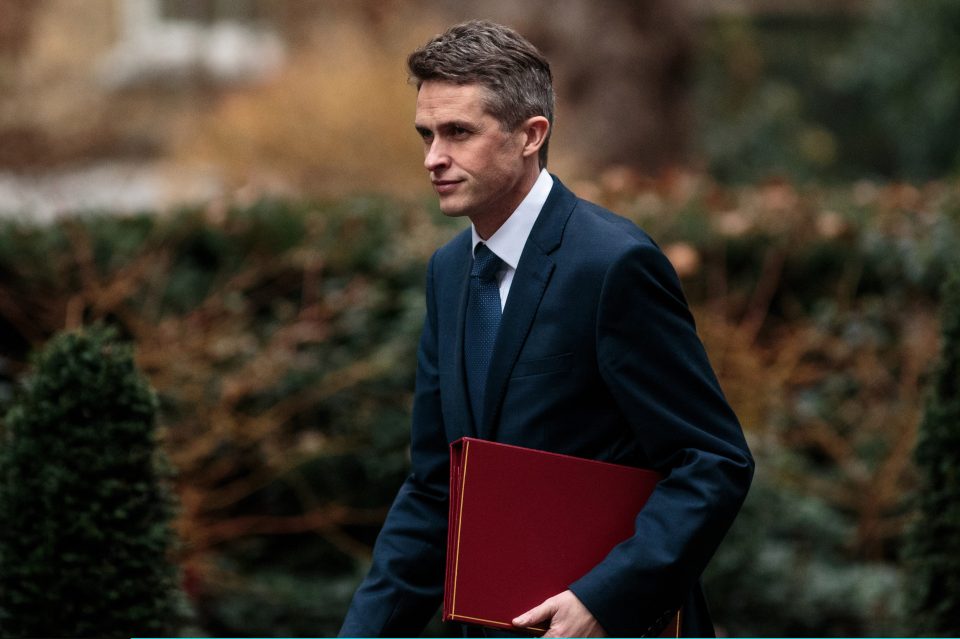  Defence Secretary Gavin Williamson caused 'huge anger across the Cabinet' after he lashed China's military ambitions