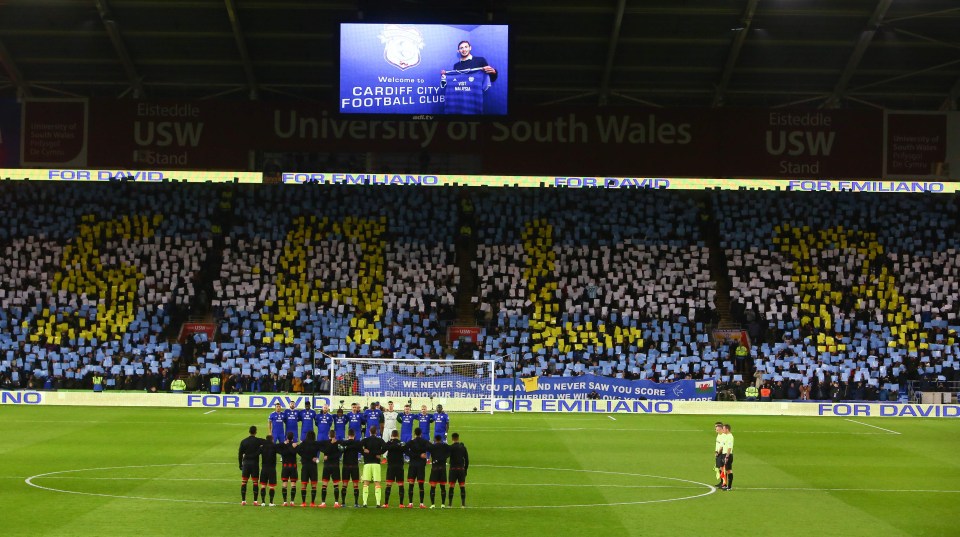 The club paid their respects before the home game against Bournemouth last weekend