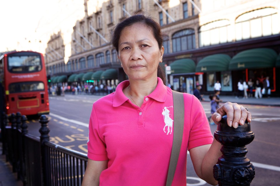 Elvira was trafficked from Qatar into the UK and forced to work as a domestic servant in an expensive apartment