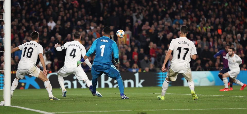  Brazil starlet Malcom pounced to make it 1-1 against Real Madrid in the 57th minute