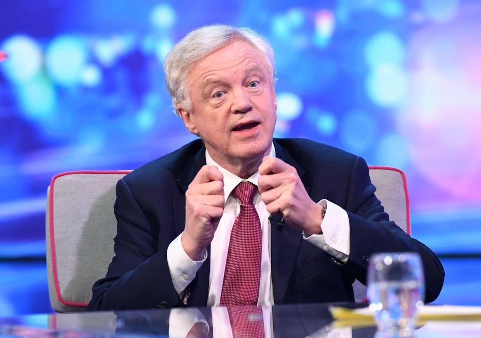  David Davis blasted Donald Tusk