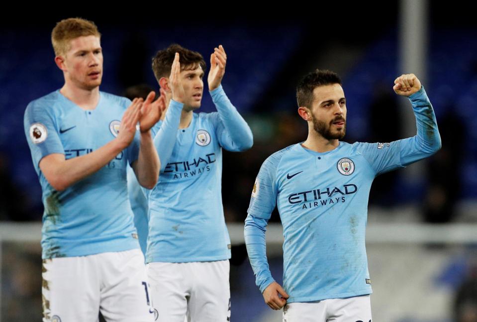  Bernardo Silva reckons Manchester City have struck a psychological blow by going top of the Prem