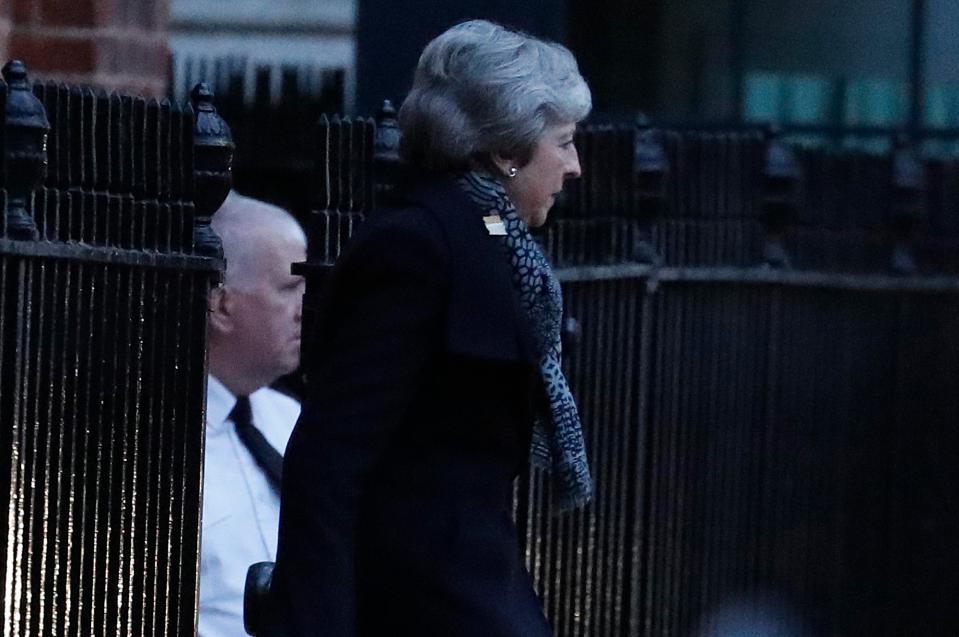  Theresa May is in Brussels today with talks with EU leaders