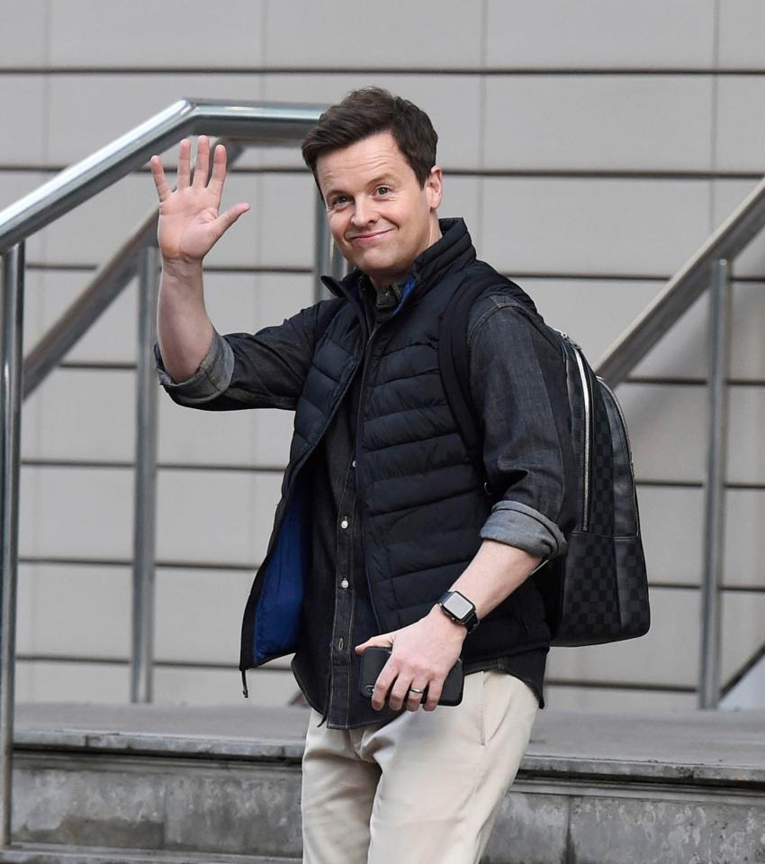  Ant's presenting partner Declan Donnelly was also in good spirits