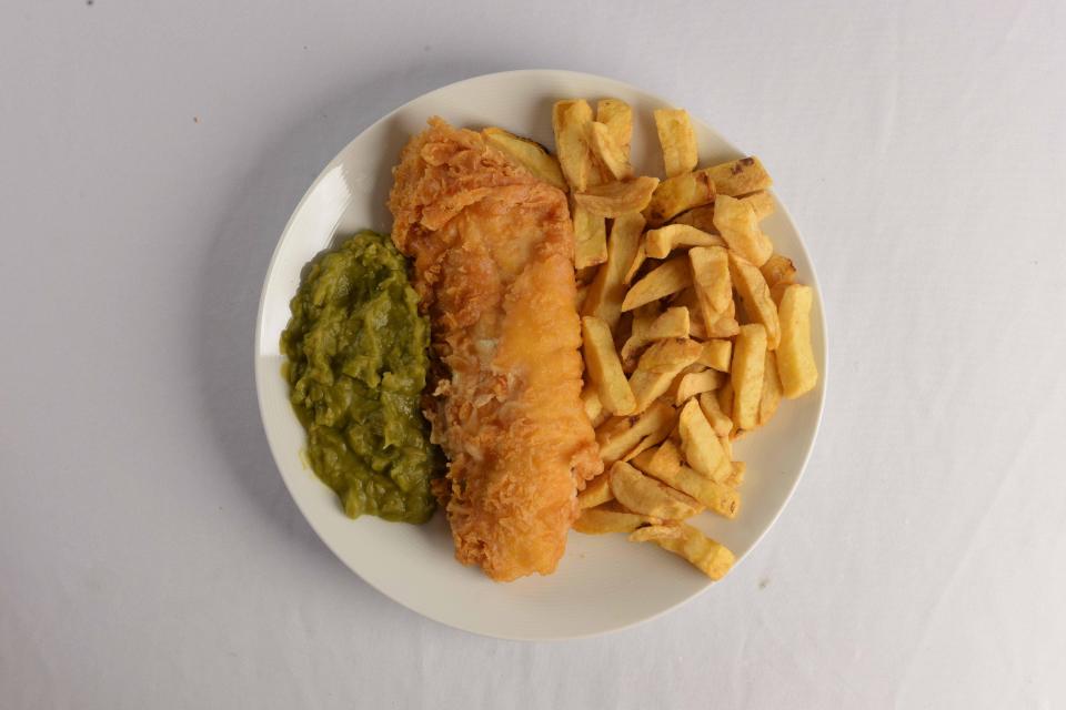  Fish & chips, one of Brits' favourite meals, contains a whopping 1,583 calories from the takeaway