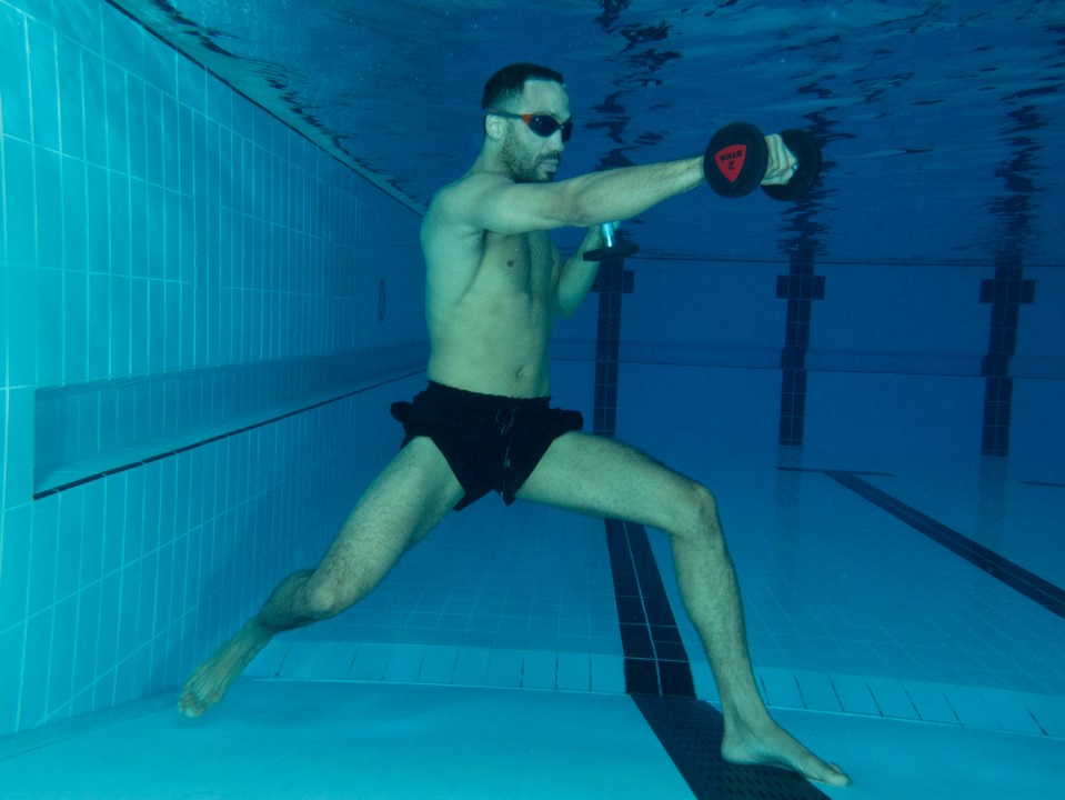  DeGale has had to put faith in other forms of exercise like working in the water