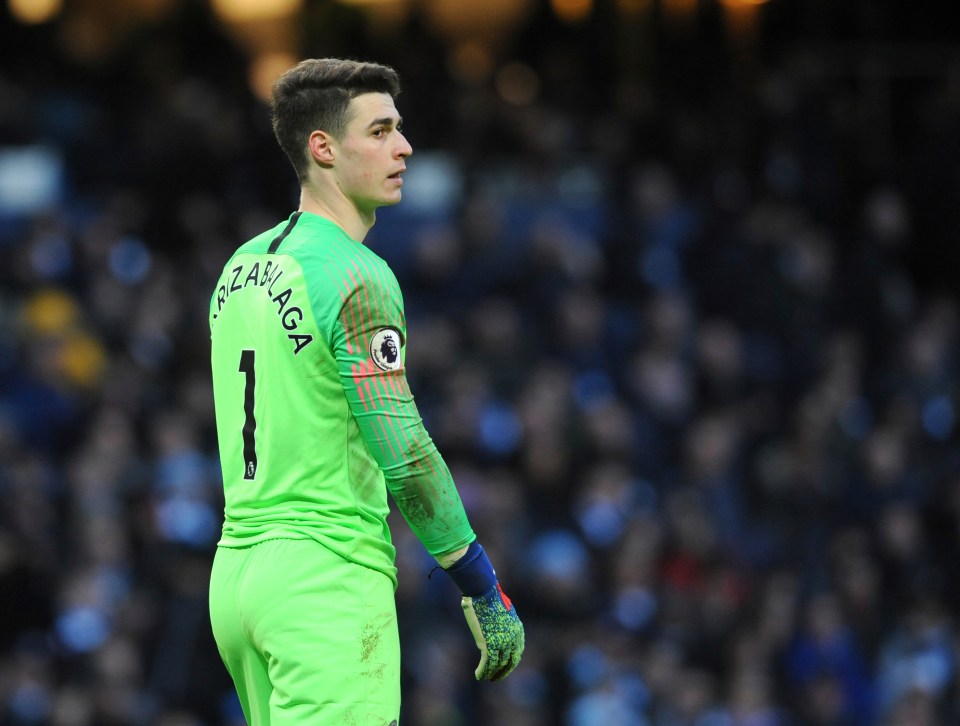  Kepa Arrizabalaga has had a mixed fist season at Chelsea but has shown flashes of his immense potential