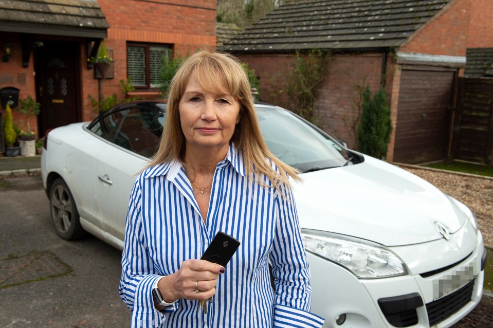 Jean Jones' Renault Megan motor was opened in 13 seconds using the gadget