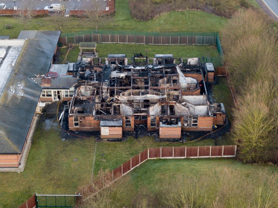 The fire caused a devastating amount of damage to the health centre