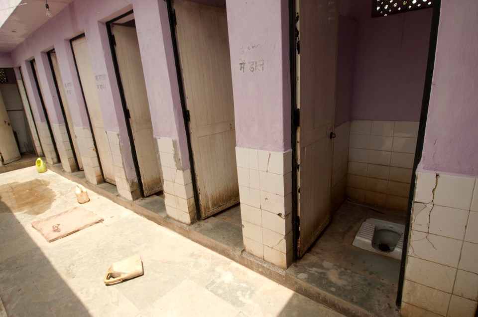 The horrific attack took place at a public toilet in Delhi (stock image)