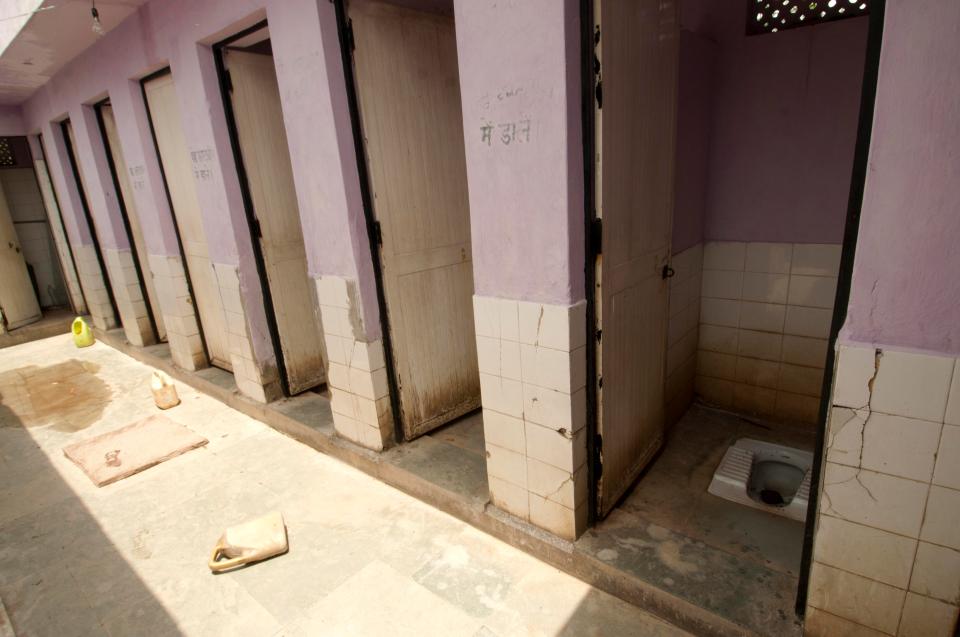  The horrific attack took place at a public toilet in Delhi (stock image)