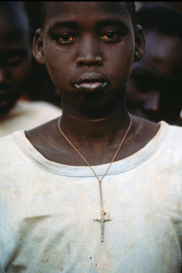  Thousand yard stare... Many young Sundanese child soldiers were left horribly traumatised after they escaped to refugee camps