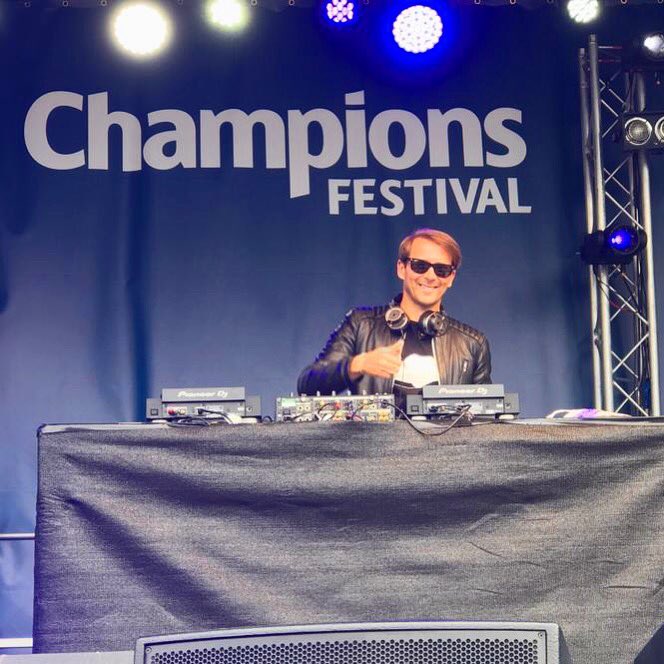  Mendieta has DJed in the fan zone at Champions League finals