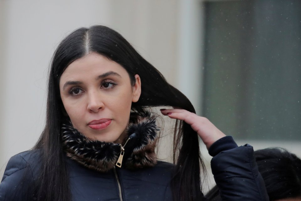  The former beauty queen attended the trial in support of her criminal husband who once shot a man and then had him buried alive, the court heard