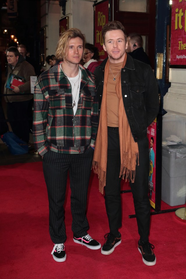  McFly boys Dougie Poynter and Danny Jones were there to show their support for Harry Judd