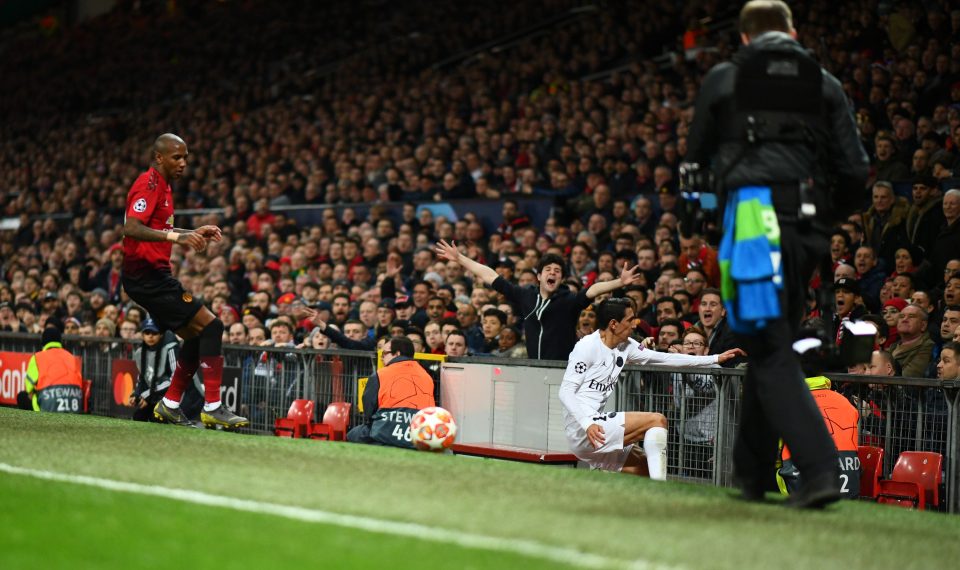  The PSG ace could not stop himself before the barriers as fans jeered