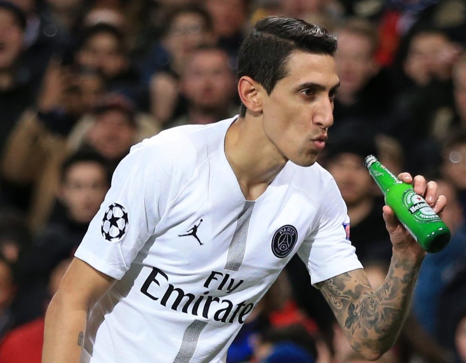  Man Utd face disciplinary action after a beer bottle was thrown at Angel Di Maria