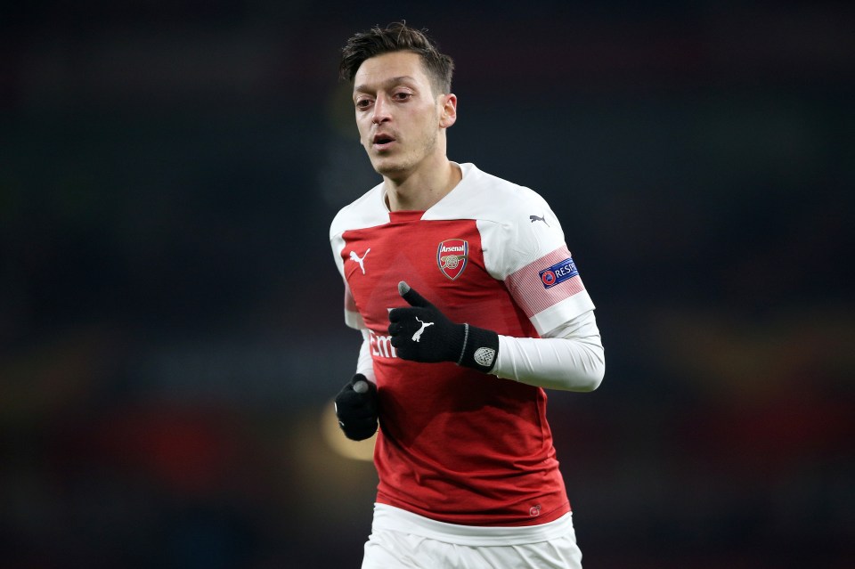  Mesut Ozil turned down a loan move to PSG last month