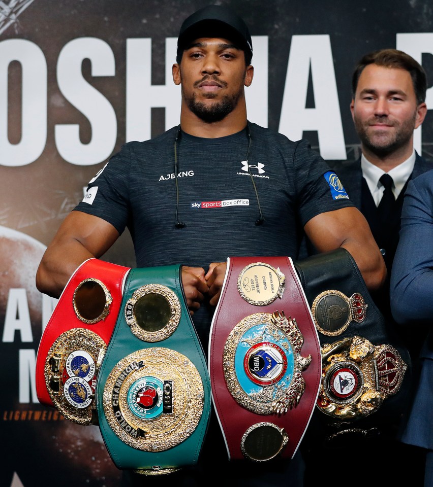  Anthony Joshua will put it all on the line when he fights Jarrell Miller on June 1