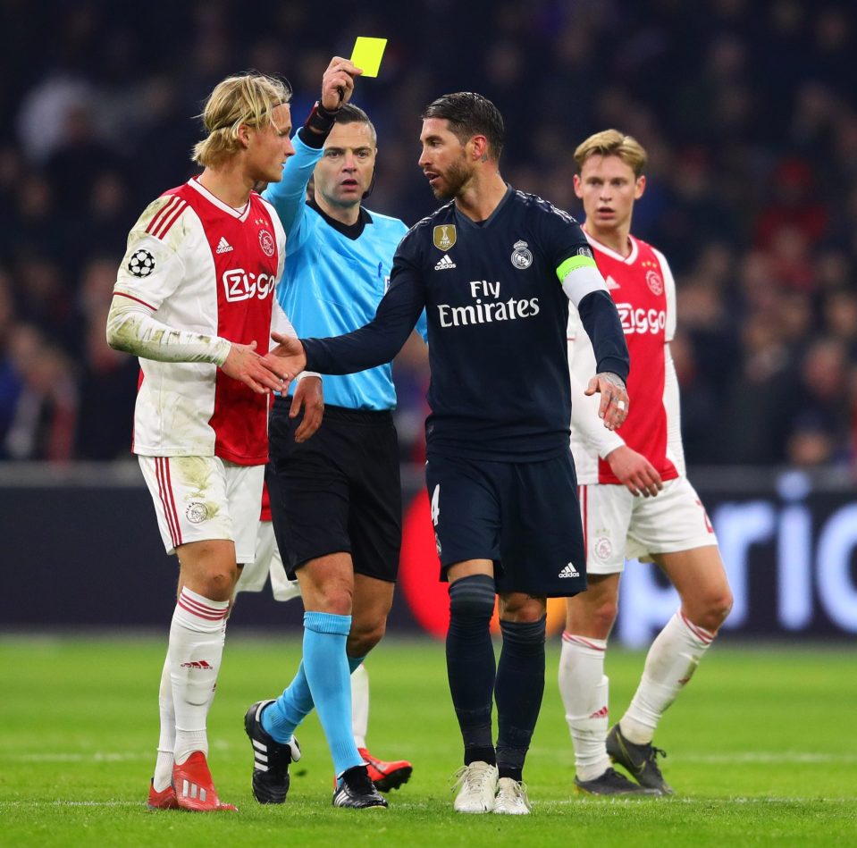  Ramos looks unlikely to escape a ban after admitting he was deliberately booked