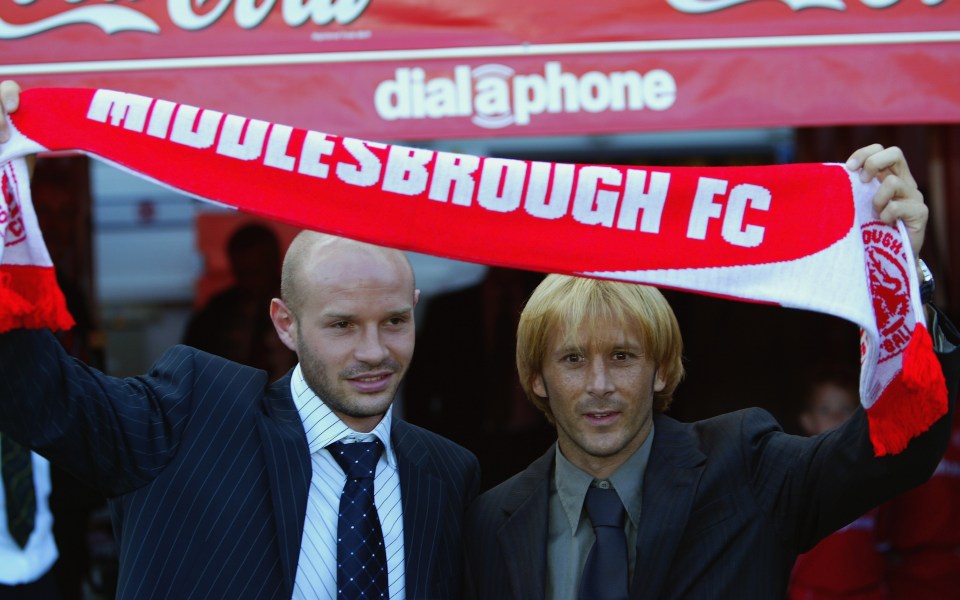  He joined Boro on loan in 2003 before completing a permanent move the following year