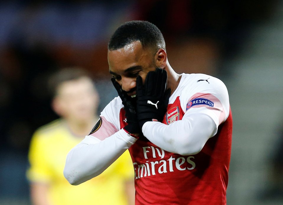  Alexandre Lacazette had a goal ruled out before being sent off