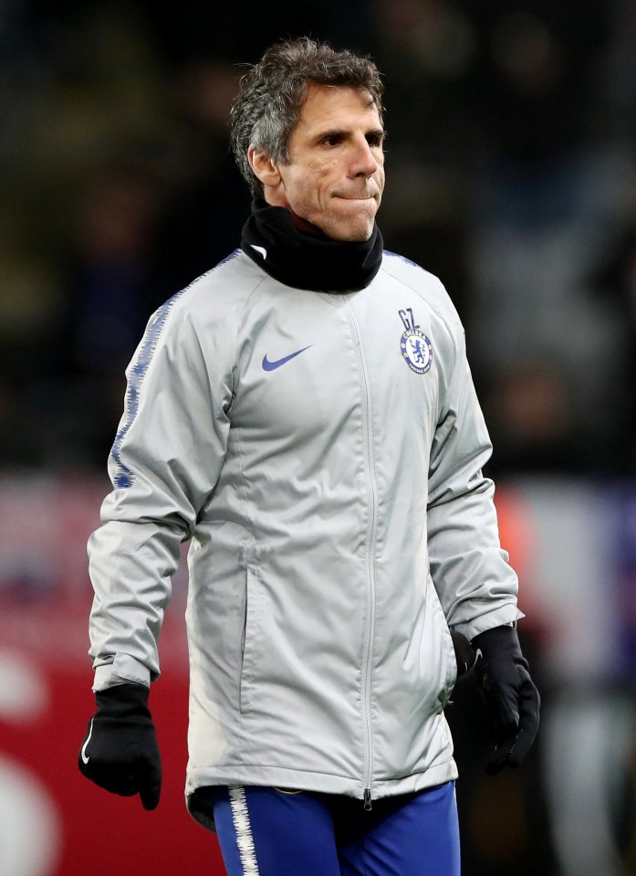  Gianfranco Zola would be expected to be given a bigger pay-off than the rest of Chelsea's coaches