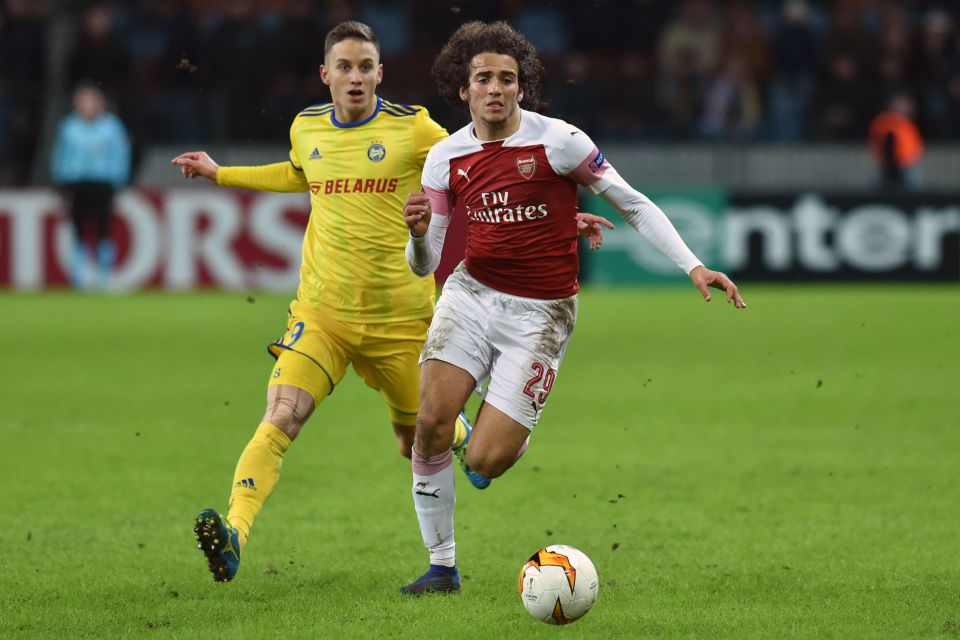  Matteo Guendouzi has played over 1,500 Prem minutes this season