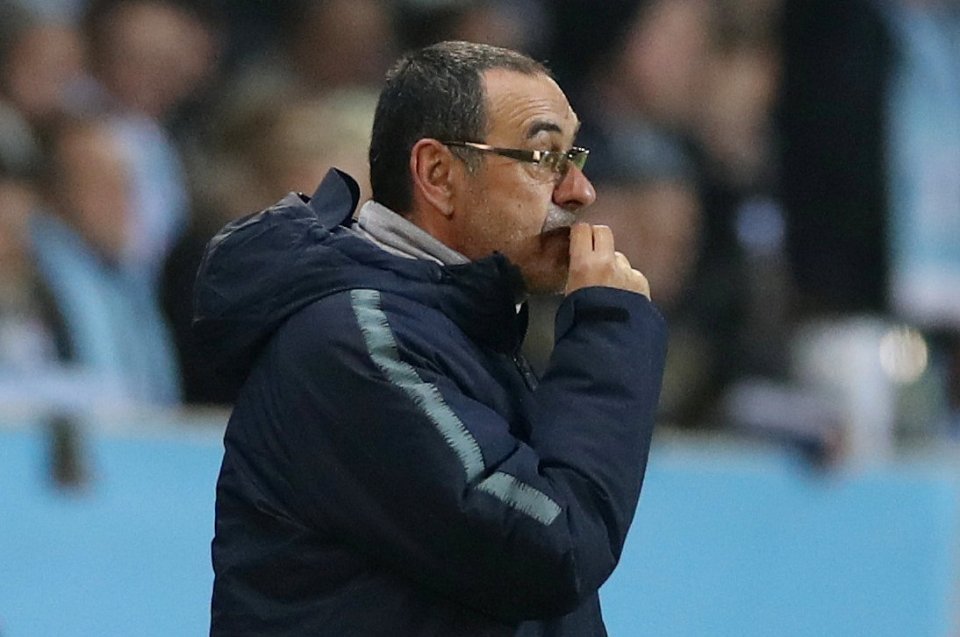  Maurizio Sarri is under pressure at Chelsea as players fail to adjust to his methods