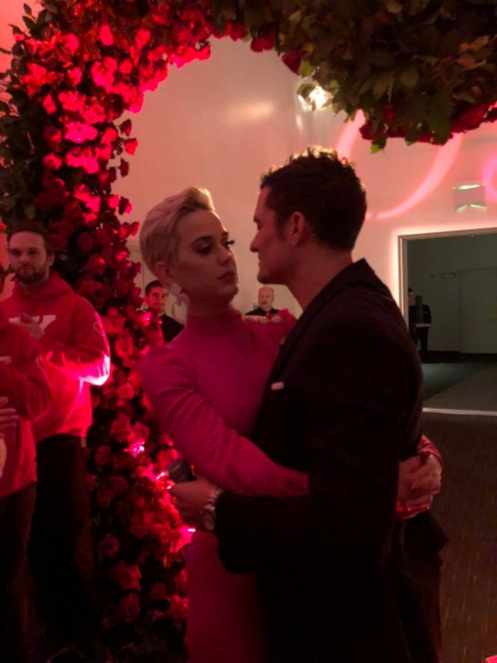  Katy Perry and Orlando Bloom celebrated their engagement on Valentines Day