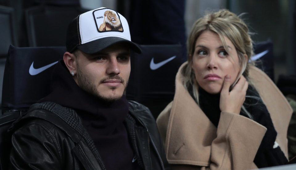  Icardi has been stripped of the club captaincy and dropped from Inter's first-team squad