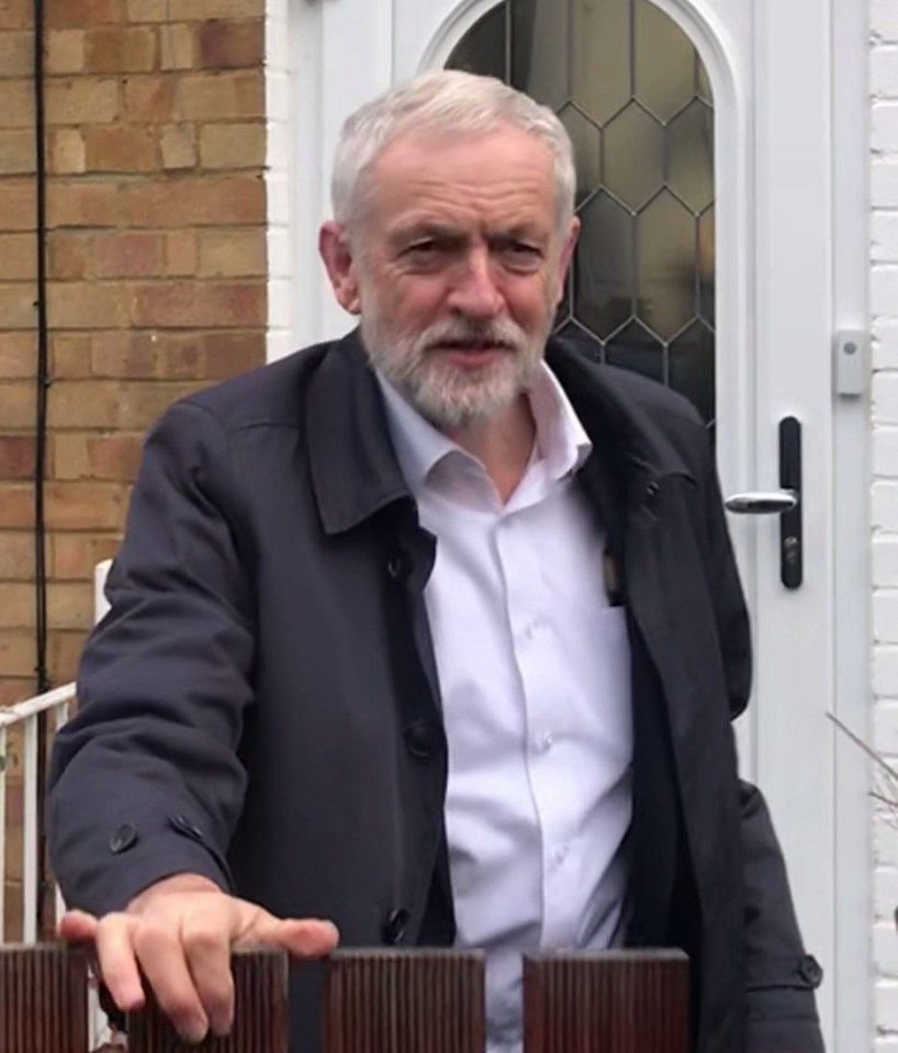 Jeremy Corbyn, pictured outside his house this morning, faces a rebellion from Labour MPs